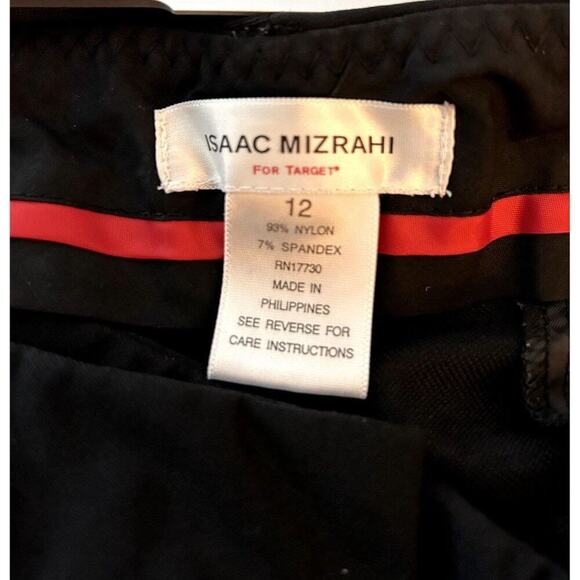 ISAAC MIZRAHI for TARGET Women's Jet Black Pants Sz 12 - Picture 5 of 6